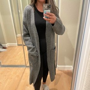 Long Gray Cardigan